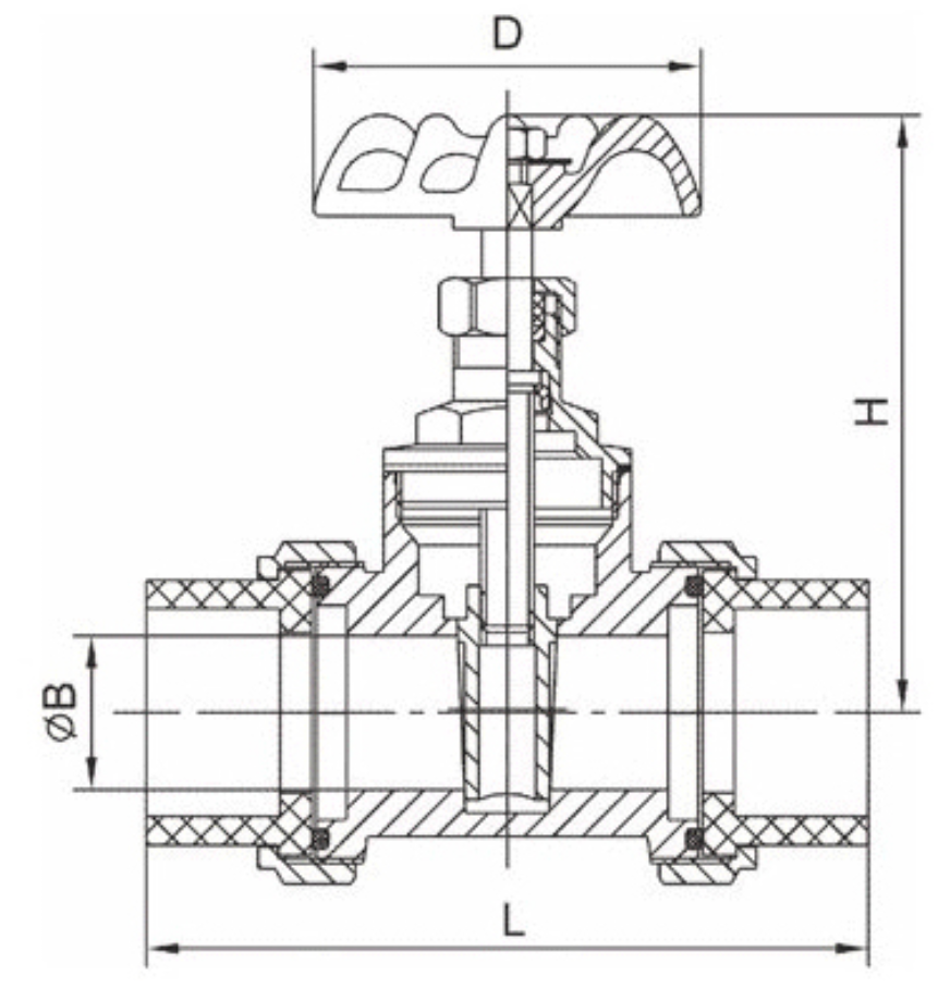 PPR黃銅閘閥(fá)(圖1)