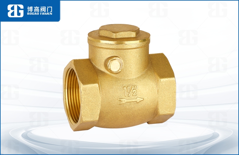 黃(huáng)銅卧式(shì)止回閥(fa)