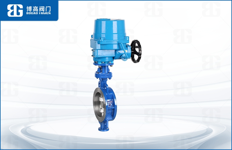 電動(dong)對夾式(shì)硬密封(feng)蝶閥