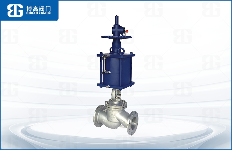 氣動法蘭截(jie)止閥
